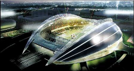 Shenyang Olympic Sports Center Stadium near completion (photo attached)